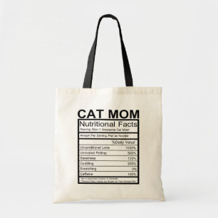 Tote Bag Cuisine Cat Maman Kitten Black Kitty Crazy Cat Dam