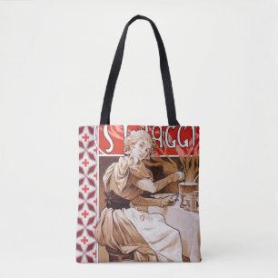 Tote Bag Cuisine de femme, Alphonse Mucha