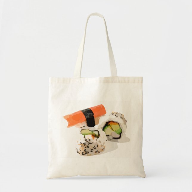 Tote Bag Cuisine japonaise sushi (Devant)