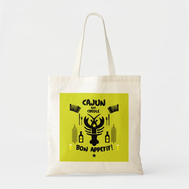 Tote Bag Cuisines Cajun et Créole (Devant)