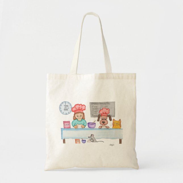 Tote Bag Cuisson du pain  (Devant)