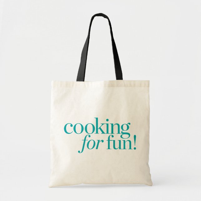 Tote Bag Cuisson pour l'amusement (Devant)