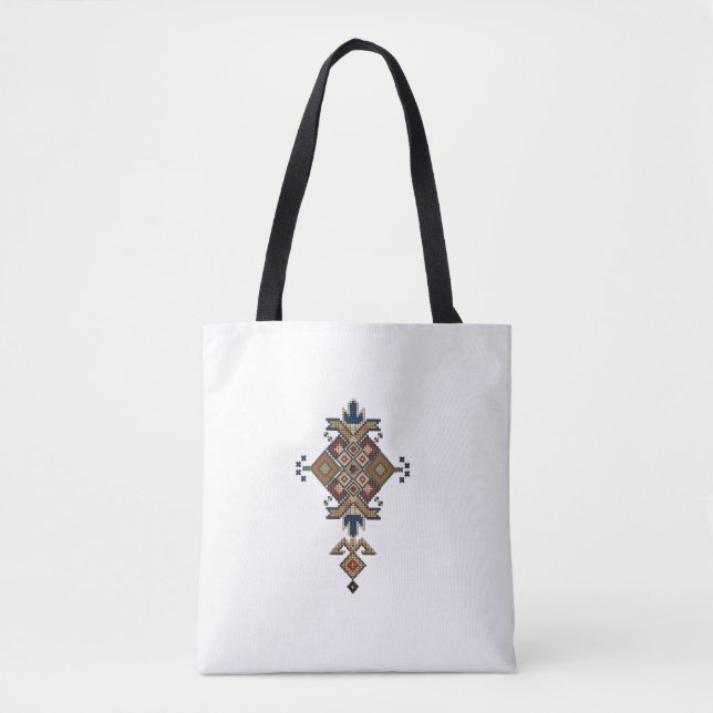 Tote Bag Cultural Mosaic Pattern (Devant)