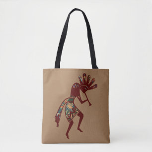 Tote Bag Culture amérindienne - Danse Kokopelli 3