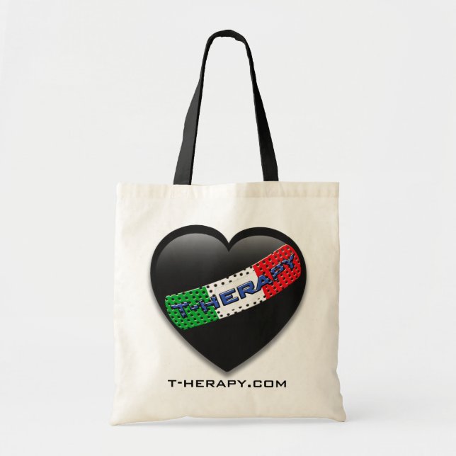 Tote Bag cuore-nero (Devant)