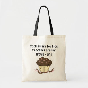 Tote Bag Cupcake avec mignon dire