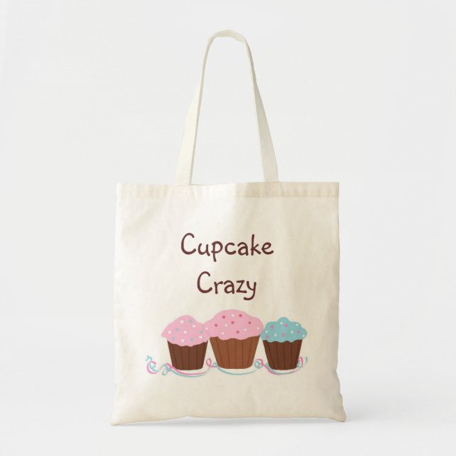 Tote Bag Cupcake Crazy (Devant)