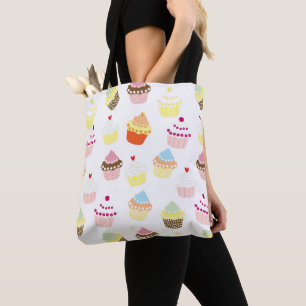 Tote Bag Cupcakes Delicious Decorated Birthday