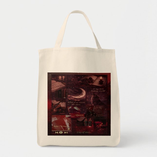 Tote Bag Curio Lune Cramoisie (Devant)