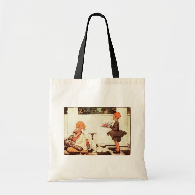 Tote Bag Curly Locks Nursery Rhyme (Devant)