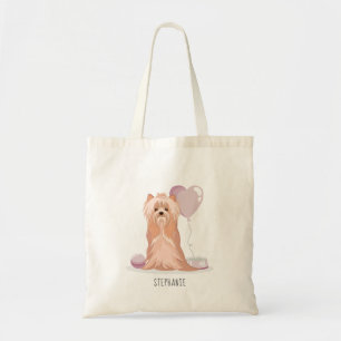 Tote Bag Curte Yorkshire Terrier Anniversaire
