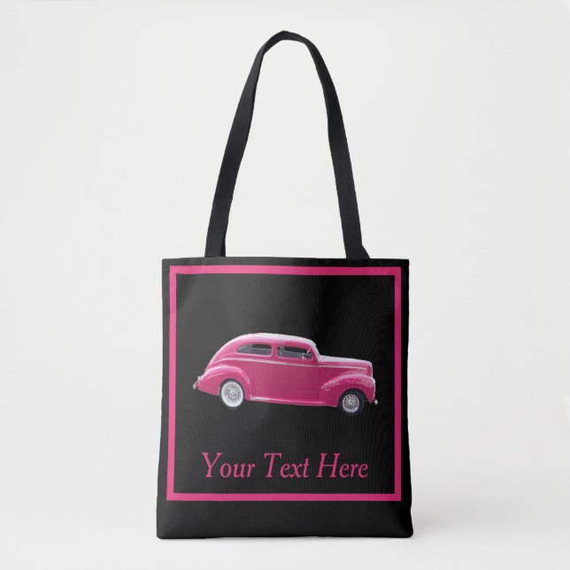 Tote Bag Custom 1940 Famous American Make Sedan (Devant)