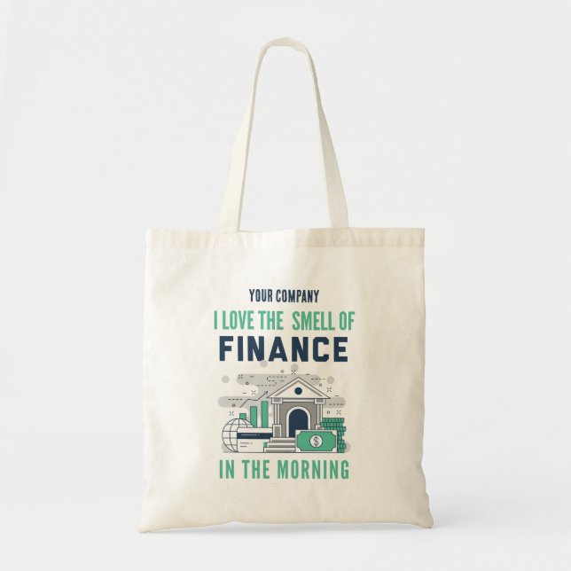 Tote Bag Custom Funny Finance  (Devant)