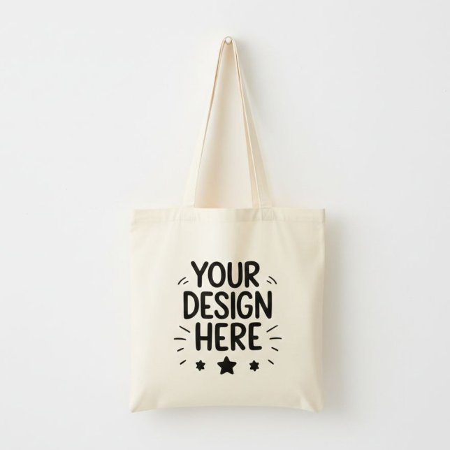 Tote Bag Custom Illustrated Cotton Canvas Bag (Créateur téléchargé)