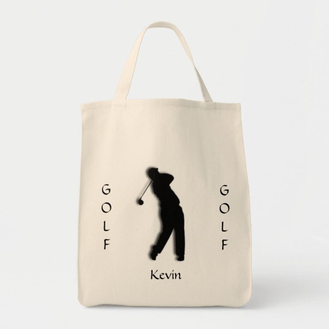 Tote Bag Custom Mens Golf Custom (Devant)