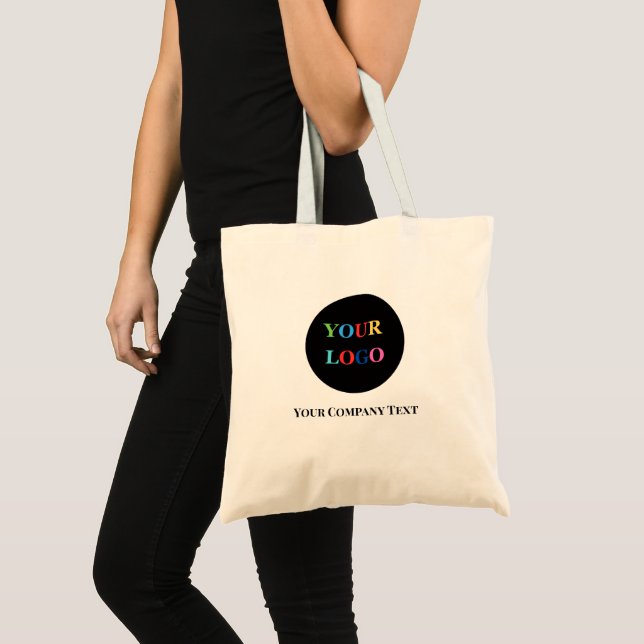 Tote Bag Custom Modern Minimalist Office & Branding Gear (Devant (produit))