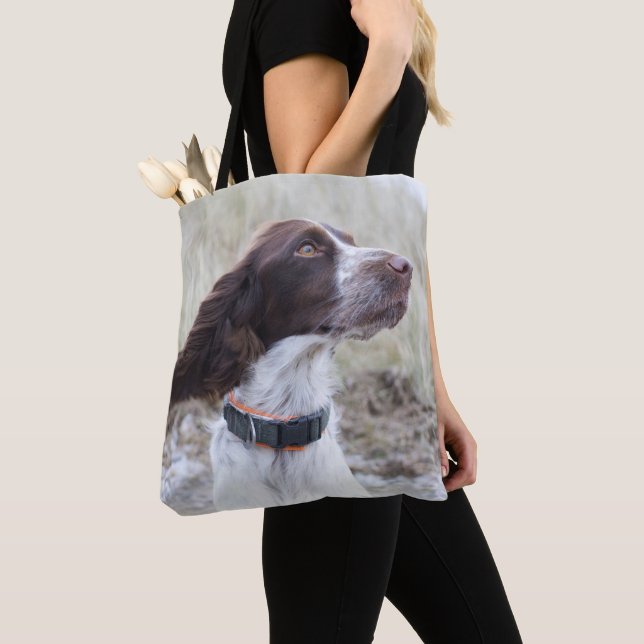 Tote Bag Custom Pet Photo 2 Sided  (De près)