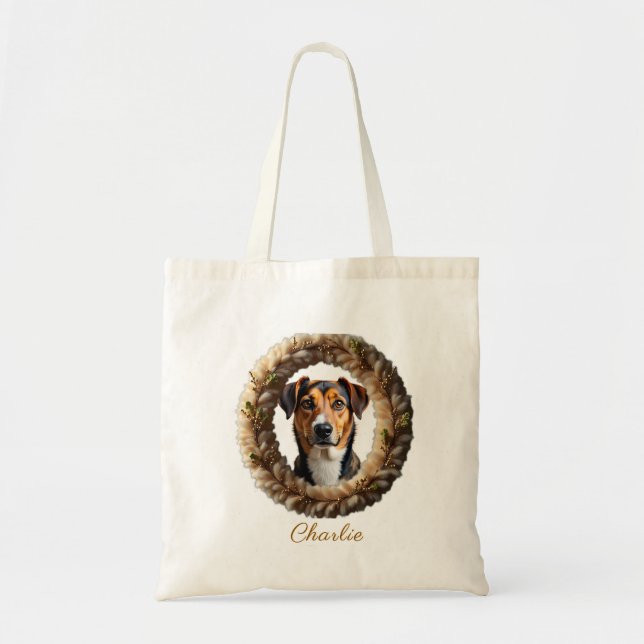 Tote Bag Custom Pet Portrait – Just Upload a Simple Photo (Devant)