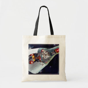 Tote Bag Cutaway Un Appareil Spacecraft Gemini À Deux Perso