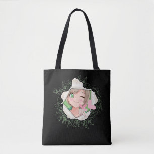 Tote Bag Cute Anime Girl Kawaii Coeurs Aimer Otaku