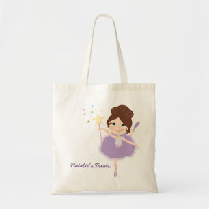 Tote Bag Cute Ballerina Halloween Treat   Nom