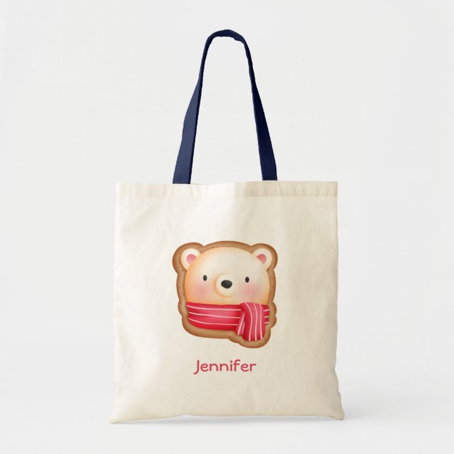 Tote Bag Cute Bear Face (Devant)