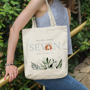 Tote Bag Cute Boho Lion Folith Septième fête d'anniversaire