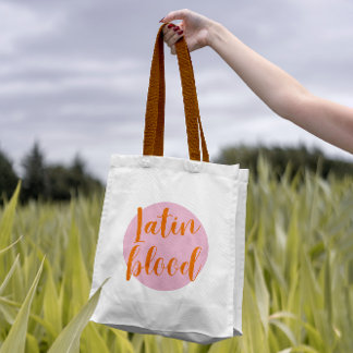 Tote Bag Cute Bright Bold Feminine Latin Blood