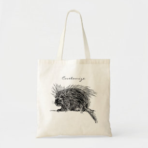 Tote Bag Cute Bristly Hedgehog Thunder_Cove