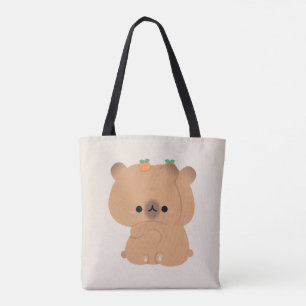 Tote Bag Cute Capybara Couple