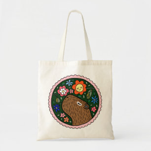 Tote Bag Cute Capybara Lover cadeau Capybara Bibliothèque