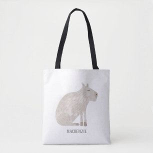 Tote Bag Cute Capybara Personnalisé