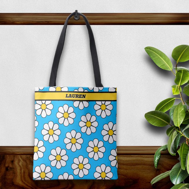 Tote Bag Cute Cartoon Daisy (Créateur téléchargé)