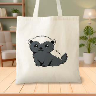 Tote Bag Cute Cartoon Honey Badger