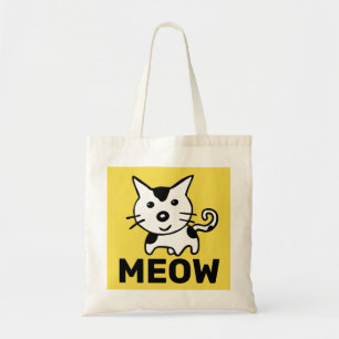 TOTE BAG CUTE CAT FOURRE-TOUT MEOW (PURSE)