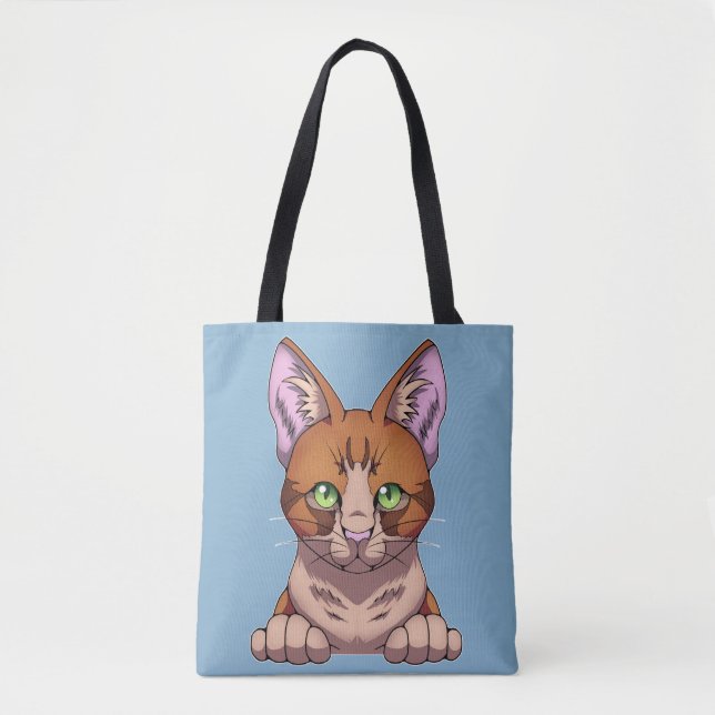 Tote Bag Cute chat (Devant)