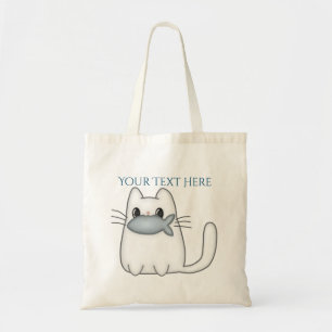 Tote Bag Cute chat avec poisson Prix