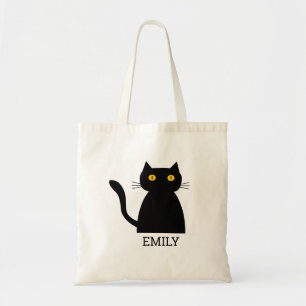 Tote Bag Cute chat noir animal animal animal animal famili