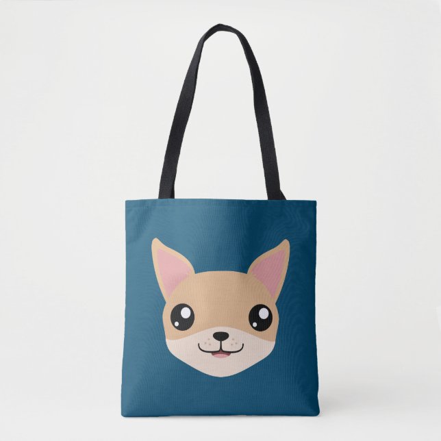 Tote Bag Cute Chihuahua (Devant)