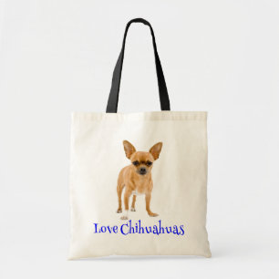 Tote Bag Cute Chihuahua Maman Puppy Dog Papa Secourt l'adop