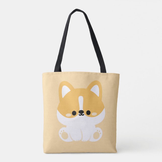 Tote Bag Cute Corgi (Dos)