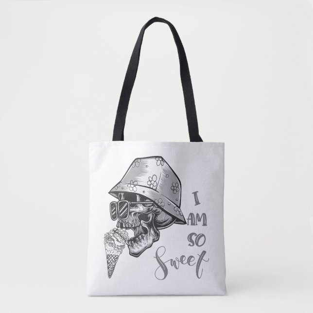 Tote Bag Cute crane (Devant)