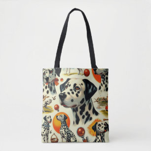 Tote Bag Cute Dalmatien sans joint