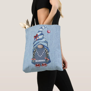 Tote Bag Cute Denim Girl