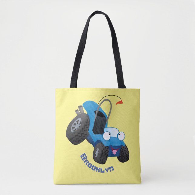 Tote Bag Cute dune buggy off road vehicle cartoon (Devant)