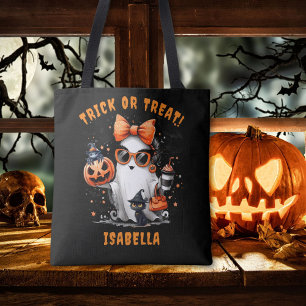 Tote Bag Cute Éffrayante Fantôme Halloween Trick ou Treat F
