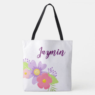Tote Bag Cute Floral Personnalisé