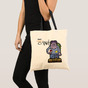 Tote Bag Cute Frankenstein Halloween Trick ou Treat