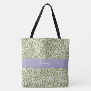 Tote Bag Cute Green Willow Feuille Botanique