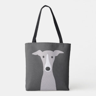Tote Bag Cute Greyhound, Greyhound italien ou Chien Whippet